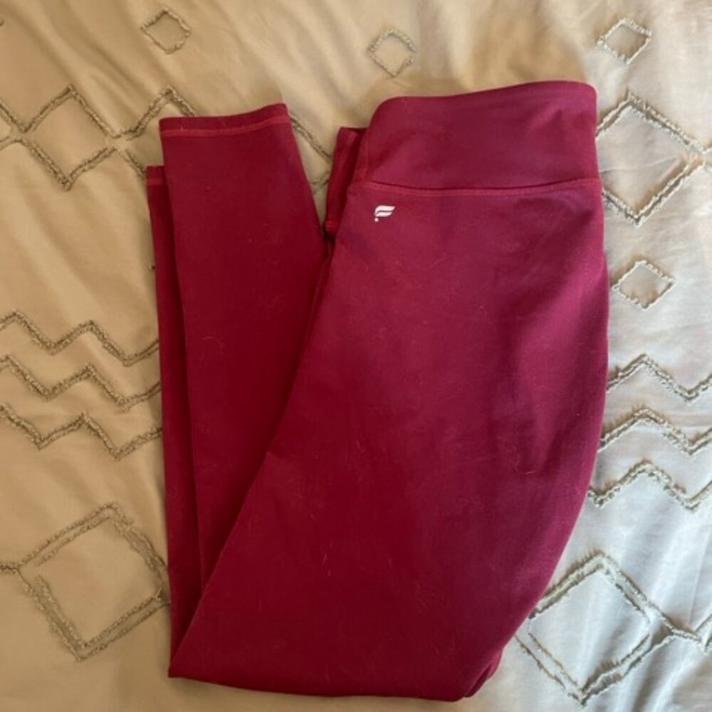 Fabletics leggings - M - burgundy